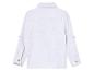 Weißes Langarmhemd für Kinder.