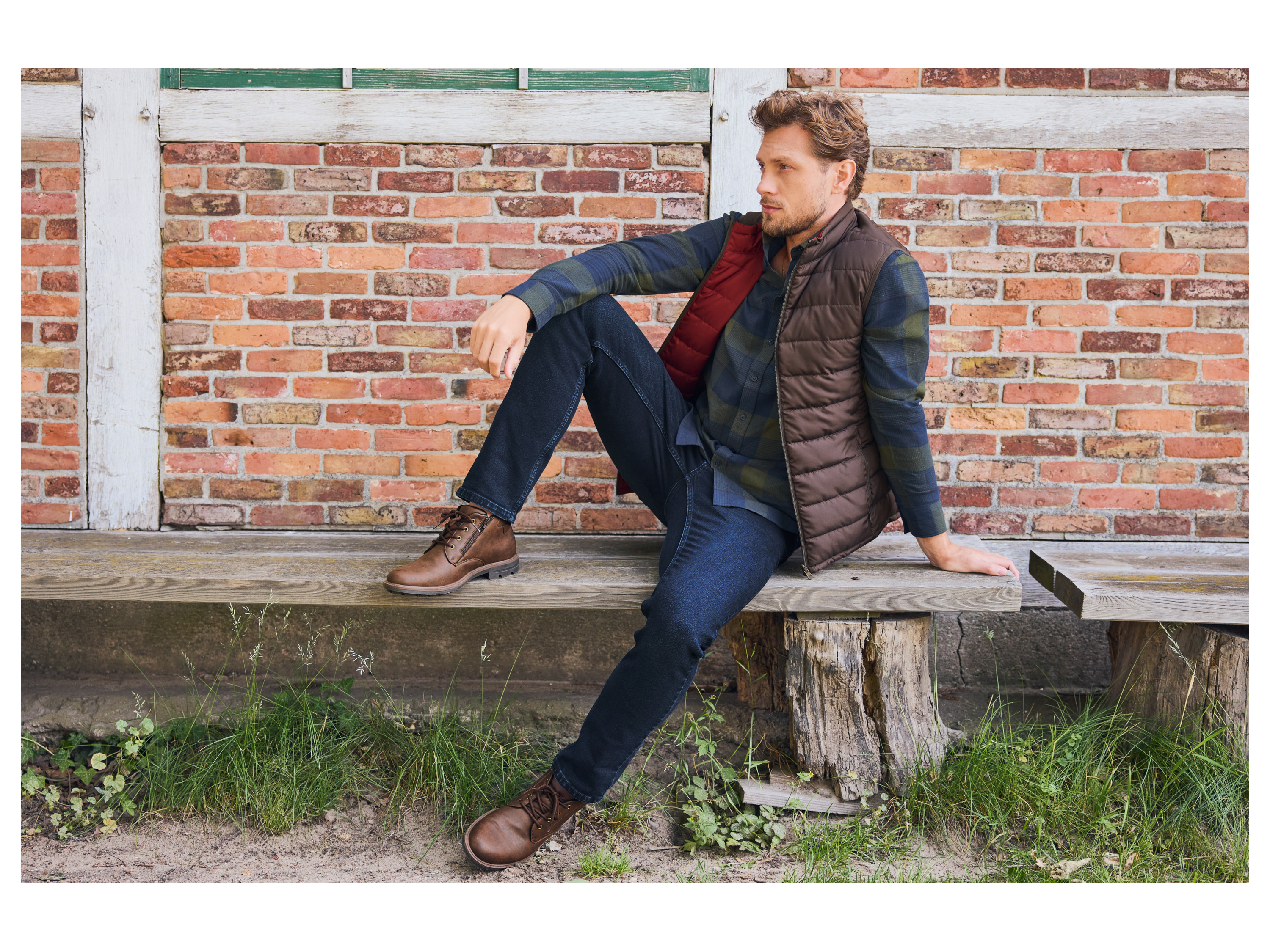 Thumbnail - esmara Men Herren Jeans, Straight Fit (Dunkelblau, 50 (34/32))