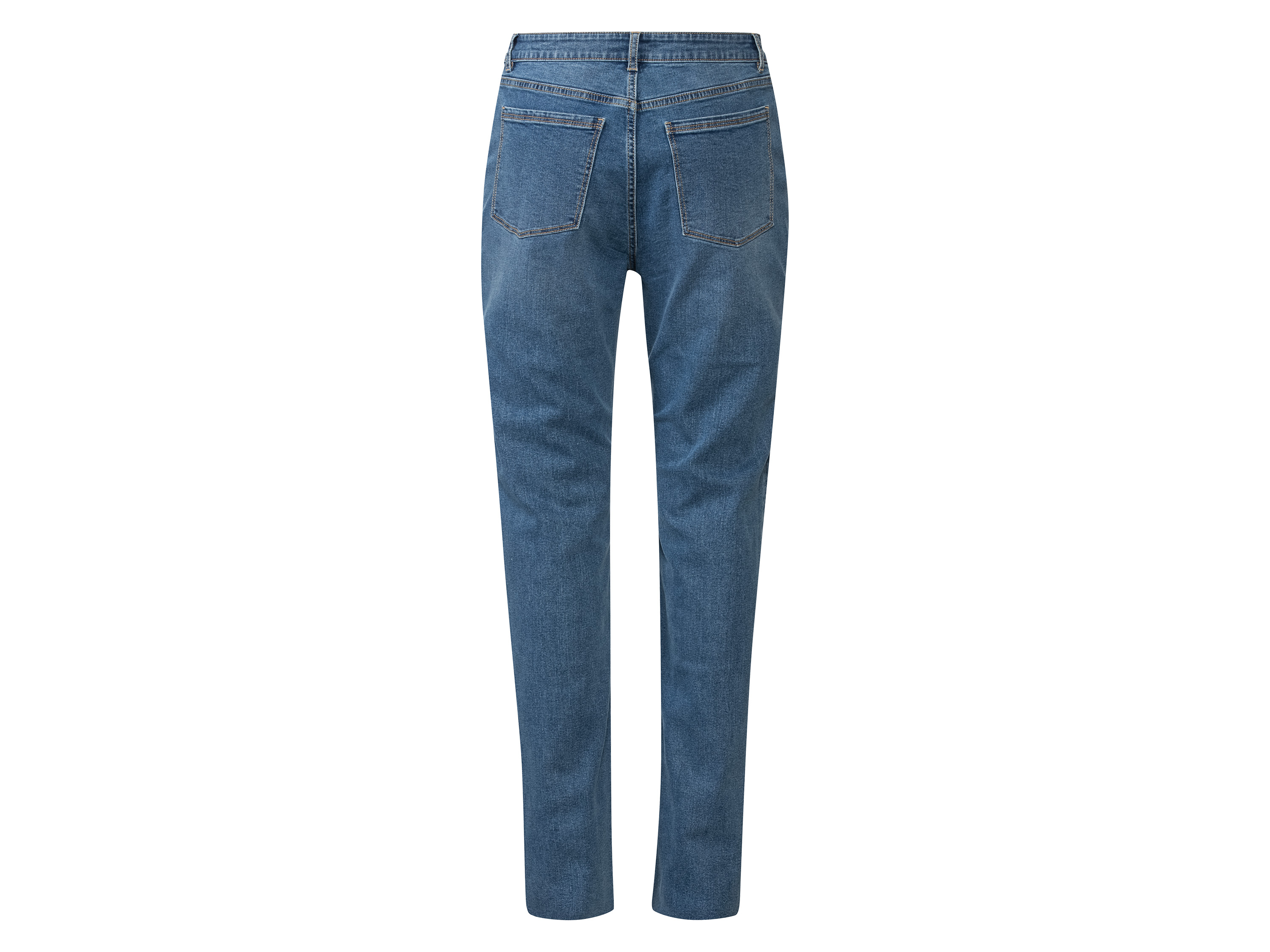 ESMARA® Damen Jeans Straight (Mittelblau, 34 long length) – Bild 2 von 2