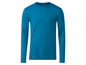 Ein blaues Langarmshirt von Livergy.