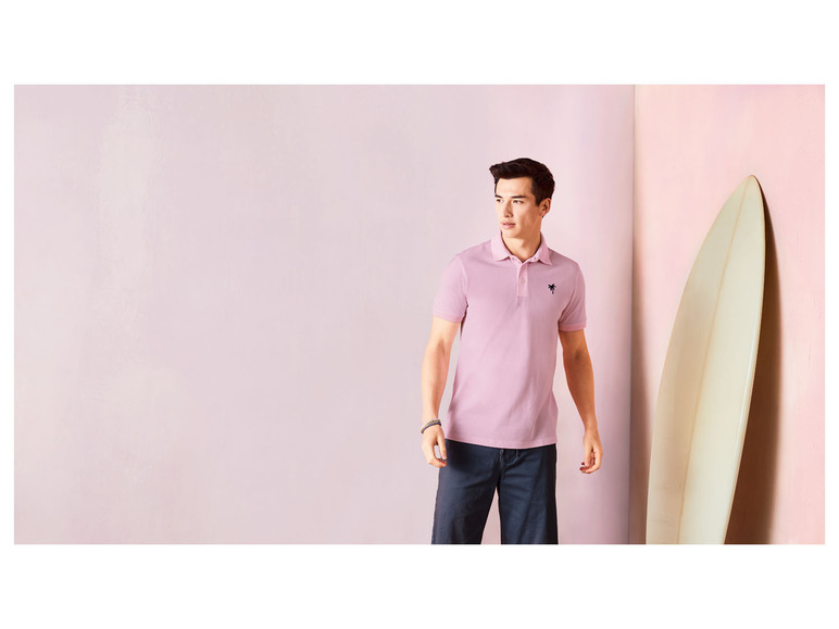Gehe zu Vollbildansicht: LIVERGY® Herren Poloshirt, Slim Fit, hochwertige Pikee-Qualität - Bild 7