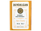 Eine Flasche Dundalgan Blended Irish Whiskey, abgefüllt in Irland.
