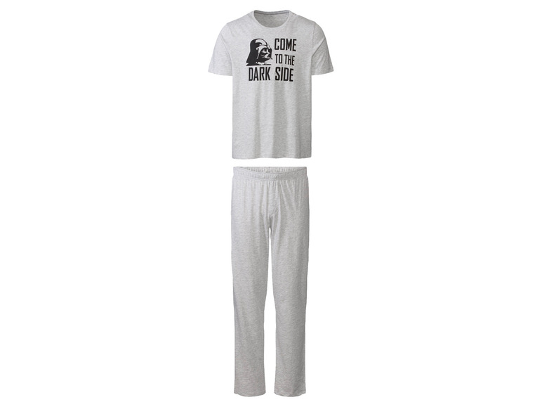 Gehe zu Vollbildansicht: Herren Pyjama mit Print, Single-Jersey-Qualität - Bild 6