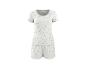 Damen-Pyjama-Set mit Kurzarm-Oberteil und Shorts, mit Blumenmuster.