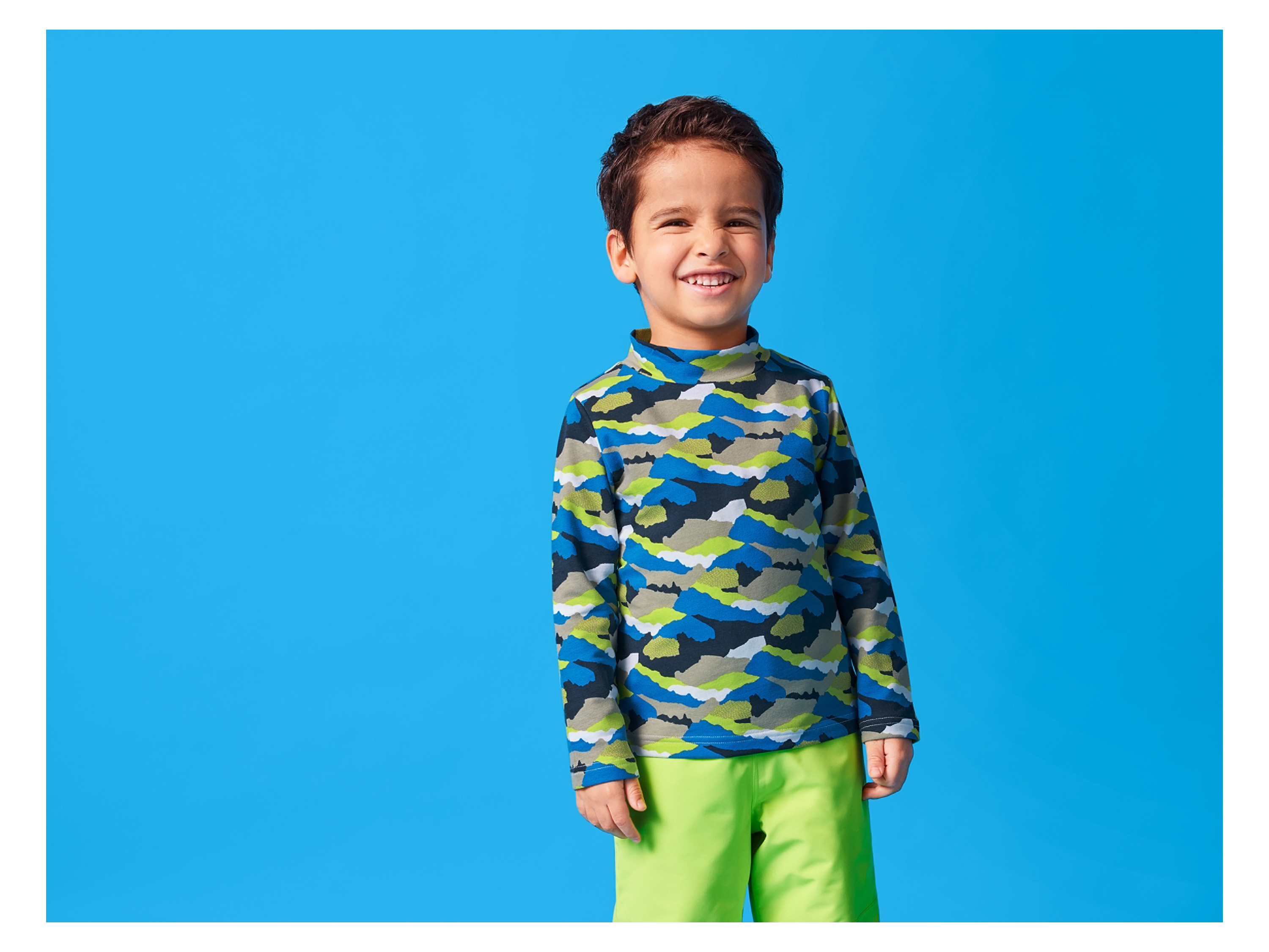 Thumbnail - lupilu® Kinder Thermo-Langarmshirts, 2 Stück (Blau, 110/116)