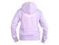 Lilafarbene Kapuzenjacke mit weißem Umbro-Logo.