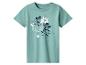 Mintgrünes T-Shirt mit Micky Maus Aufdruck und der Jahreszahl 1928.