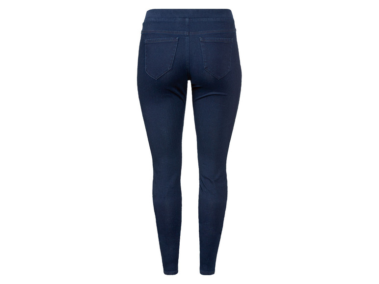 Dunkelblaue Skinny Jeans für Damen.