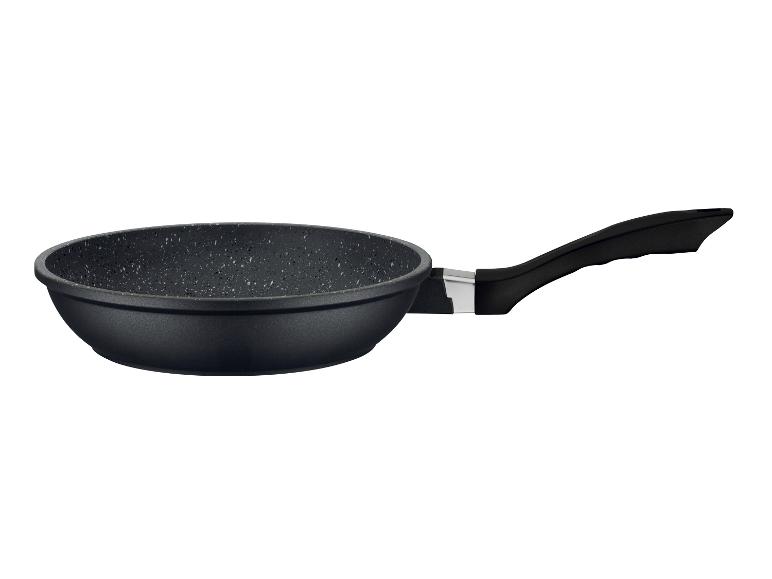 GSW Gourmet GRANIT Pfannen-Set, 3-teilig, mit schwarzer Granit-Antihaftbeschichtung