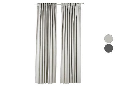 LIVARNO® Blackout-Vorhangschal-Set, 2-teilig