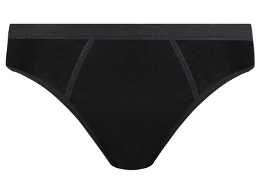 Damen Menstruationsslip aus Bio-Baumwolle, schwarz