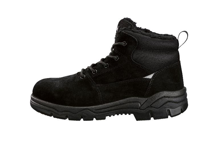 Schwarze Schnür-Winterstiefel mit Fellfutter