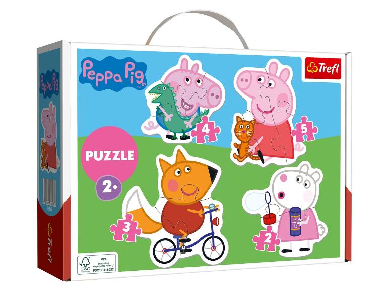 Trefl Peppa Pig Puzzle: Puzzle-Teile mit Peppa Pig Figuren.