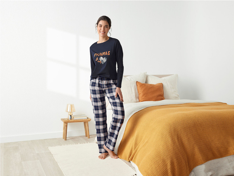 Gehe zu Vollbildansicht: esmara® Damen Pyjama mit Baumwolle - Bild 11