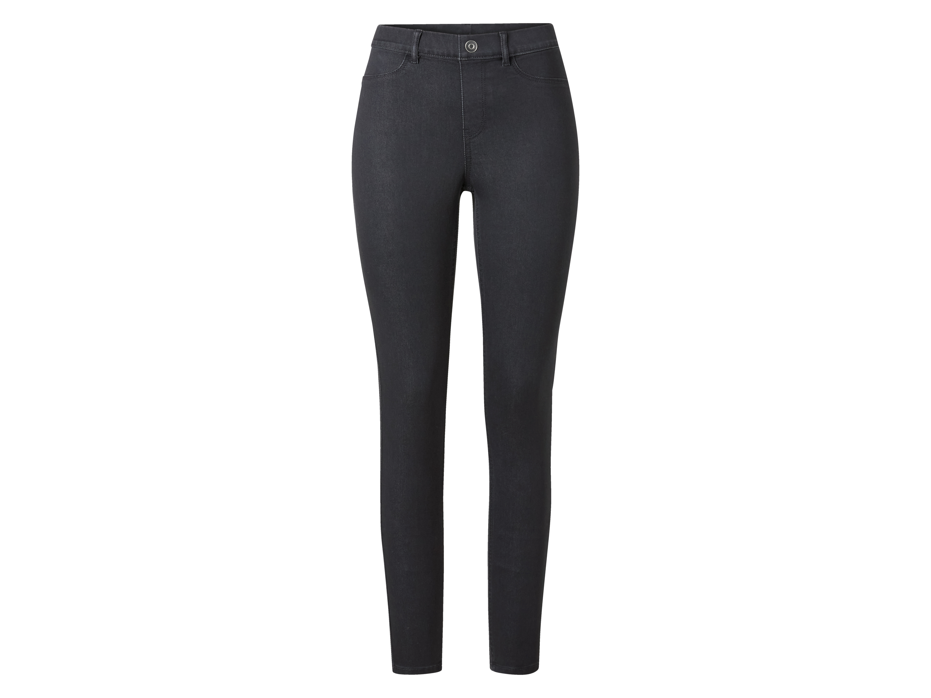 ESMARA® Damen Jeggings, normale Leibhöhe (Grau, 34)