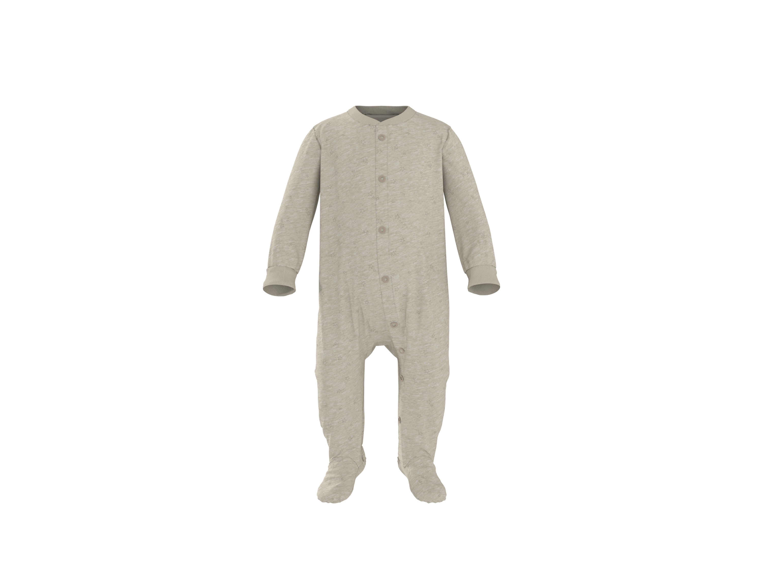 LUPILU® Baby Schlafoverall langarm (Beige, 74/80)