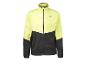 Neon-gelbe und schwarze Sportjacke mit Reißverschluss