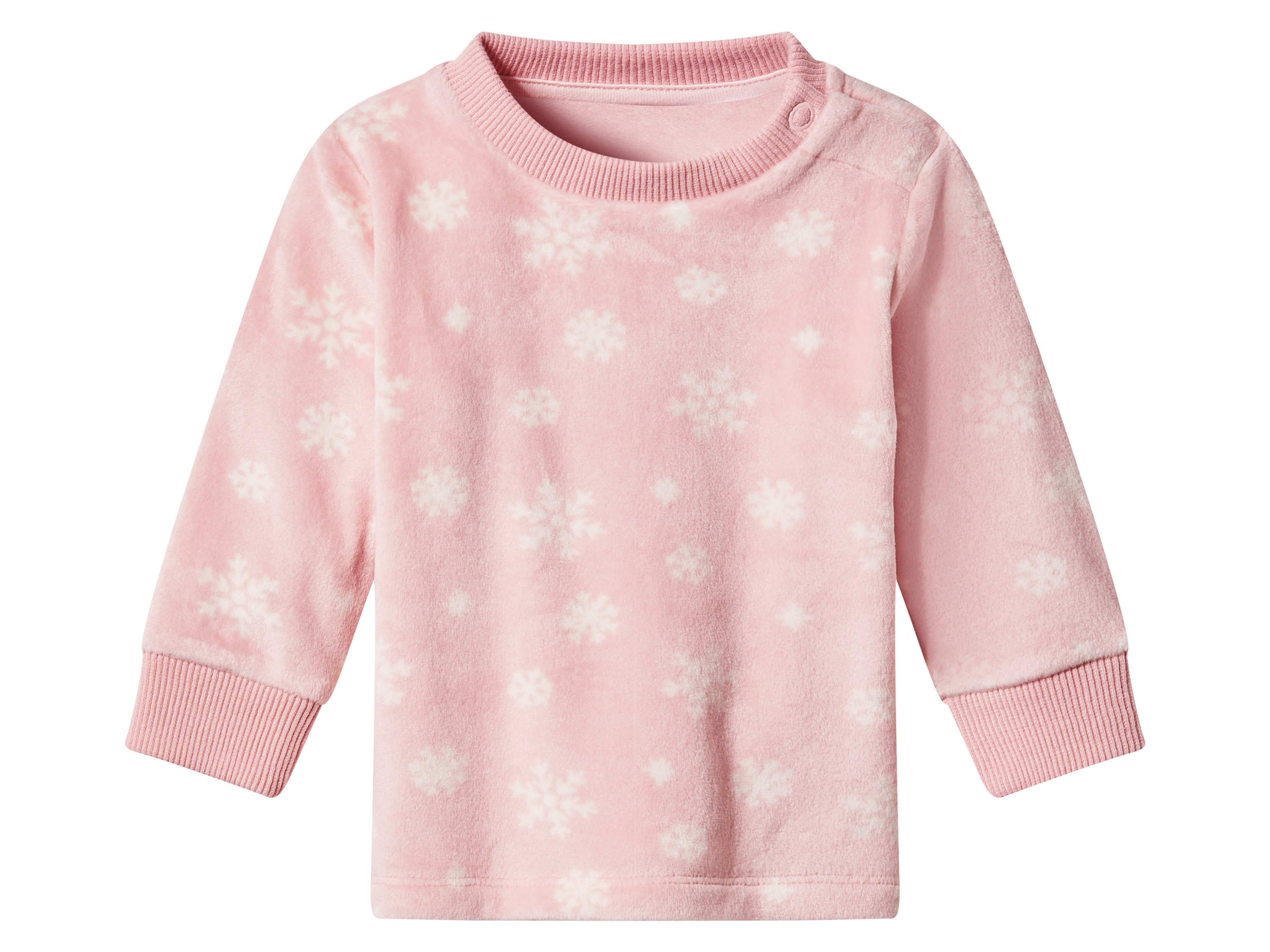 Thumbnail - lupilu® Baby-Velourspyjama (Pink, 62/68)