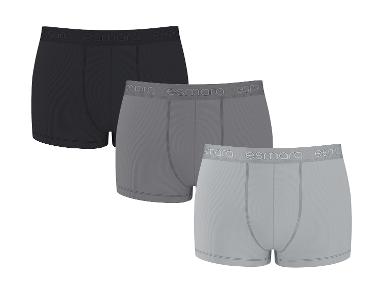 ESMARA MEN Herren Gerippte Boxer, 3 Stück