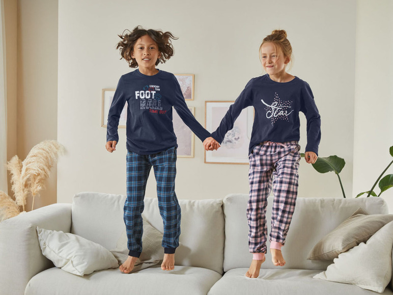 Gehe zu Vollbildansicht: pepperts Kinder Jungen Pyjama, Single-Jersey-Qualität - Bild 4