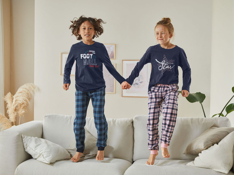 Gehe zu Vollbildansicht: pepperts!&reg; Kinder Jungen Pyjama, Single-Jersey-Qualit&auml;t - Bild 3