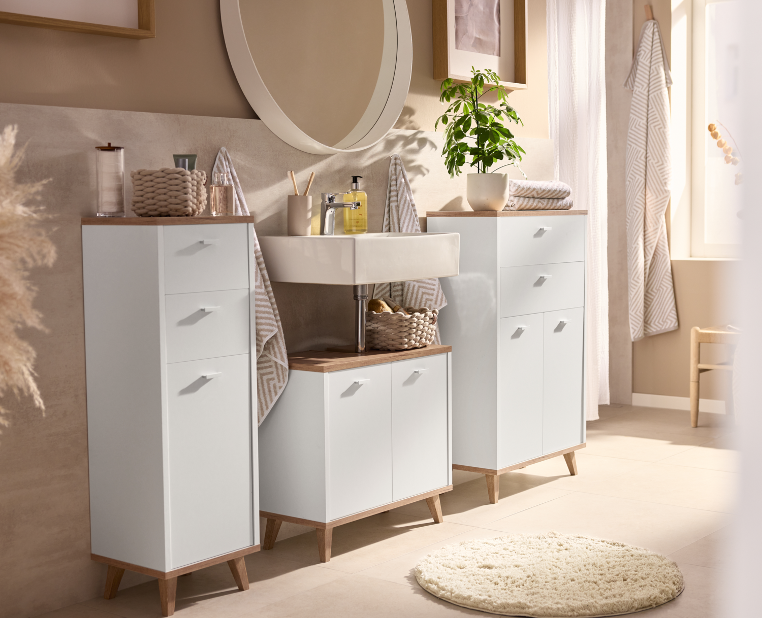 LIVARNO® Waschbecken-Unterschrank »Corfu« – Bild 2 von 4