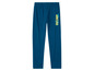 Blaue Jogginghose mit 'GO NINJA' Aufdruck.