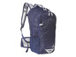 Ein blauer Crivit Rucksack mit Mesh-Panels.