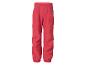 Rote Kinder-Outdoorhose mit elastischem Bund und Bündchen