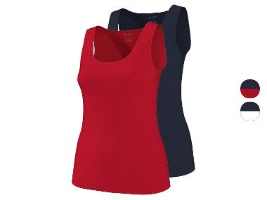 esmara® Damen Tanktops, 2 Stück