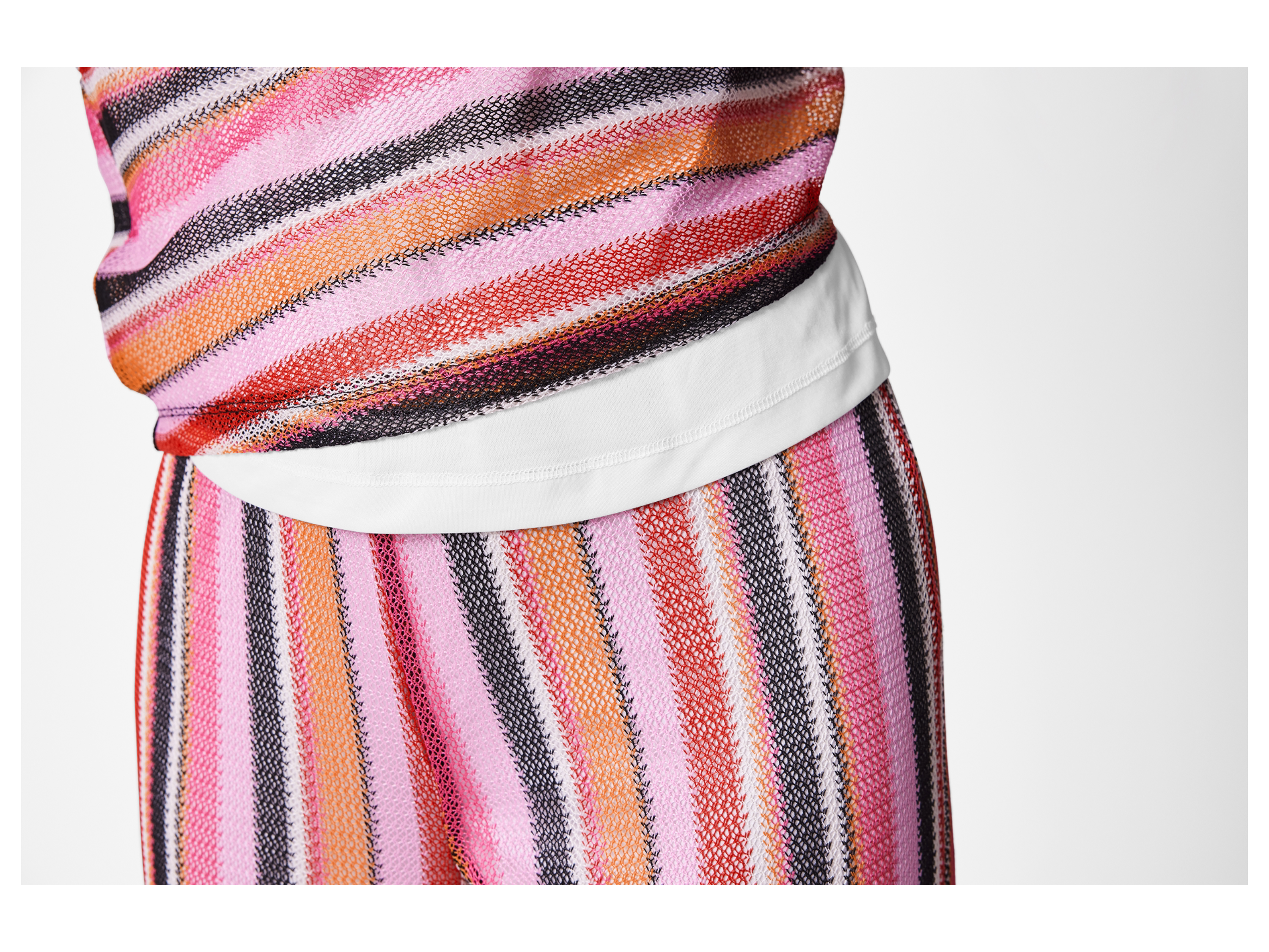 Thumbnail - esmara® Damen Stricktop, mit leicht verlängerter Rückseite (rot/pink/orange, 44)