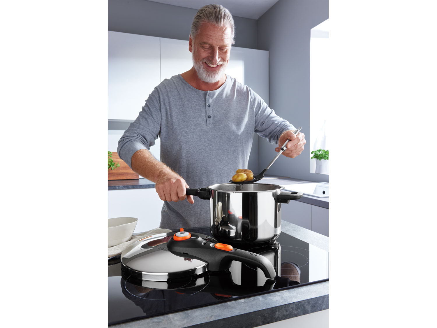 TEFAL Edelstahl-Schnellkochtopf »Secureclick P2530756«, 6 L – Bild 2 von 4