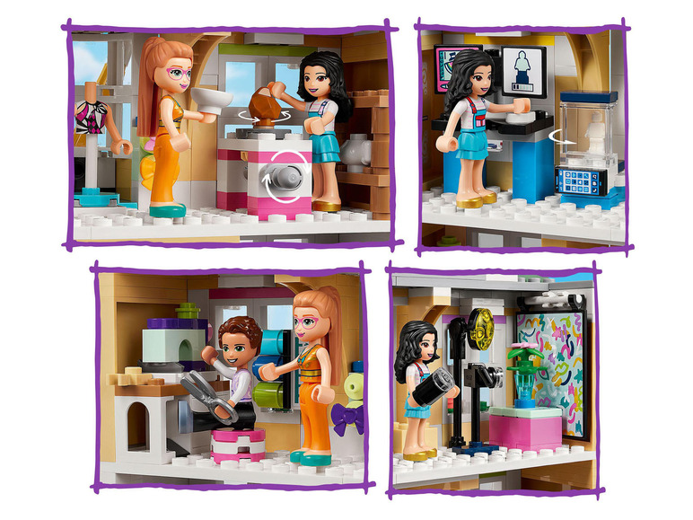 Gehe zu Vollbildansicht: LEGO® Friends 41711 »Emmas Kunstschule« - Bild 4