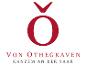 Logo mit einem roten Großbuchstaben 'O' mit Zirkumflex und dem Text 'Von Othegraven Kanzem an der Saar'.