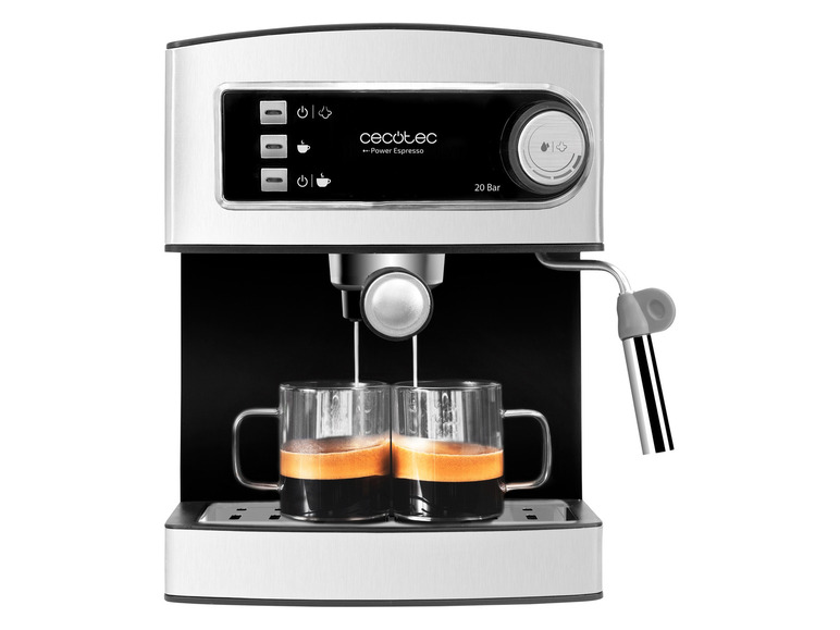 Gehe zu Vollbildansicht: Cecotec Power Espresso, 850 W, doppelter Siebträger - Bild 3