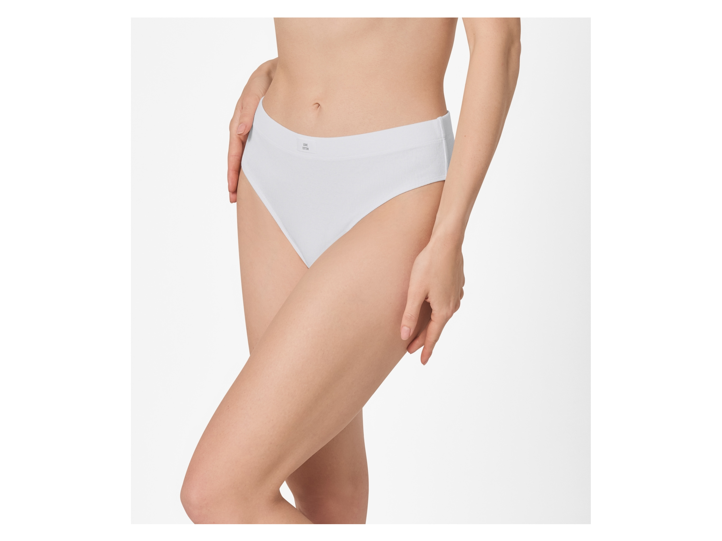 Thumbnail - esmara® Damen Slip 3 Paar (Weiß, L(44/46))