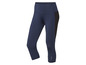 Dunkelblaue Sportleggings mit schwarzen Details.