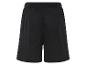 Schwarze Sport Shorts mit elastischem Bund.