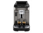 DeLonghi Magnifica Evo Espressomaschine mit zwei Tassen Kaffee.