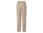 Beige Cargohose mit elastischem Bund.