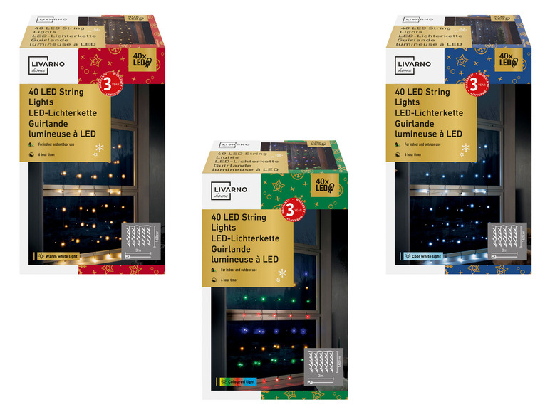 Gehe zu Vollbildansicht: LIVARNO home LED-Lichterkette, mit Timer - Bild 1