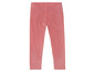 Rosa Samt-Leggings für Kinder.