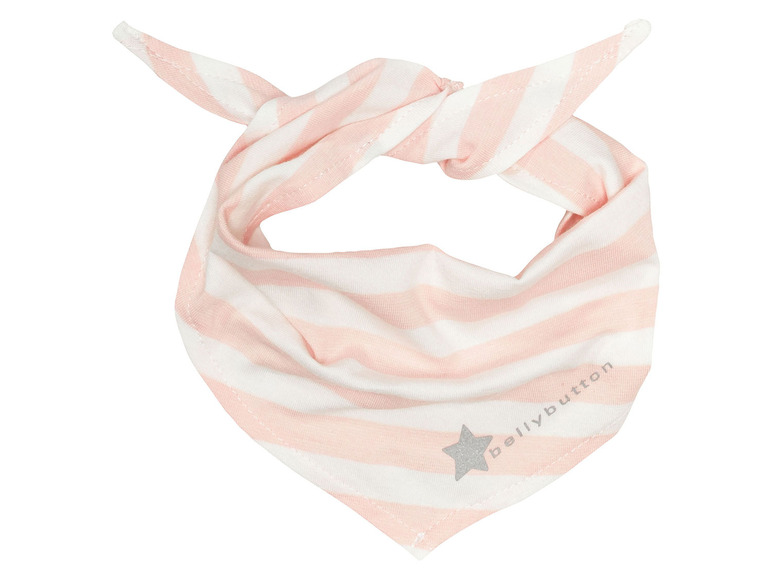 Eine rosa gestreifte Bandana von Bellybutton.