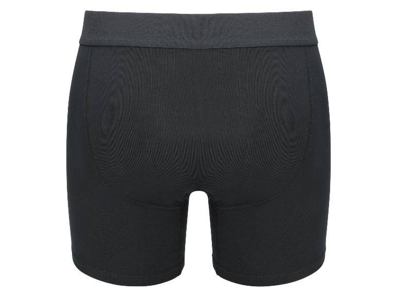 Schwarze Herren-Boxershorts, Rückansicht