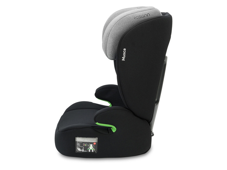 Schwarzer Autositz von Osann, Modell Musca.