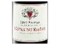 Rémy Ferbras Côtes du Rhône Weinetikett, mit Löwen- und Kronenwappen.