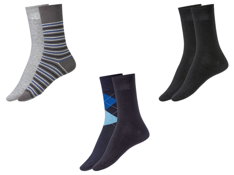 Gehe zu Vollbildansicht: LIVERGY® Herren Socken mit Bio-Baumwolle, 2 Paar - Bild 1