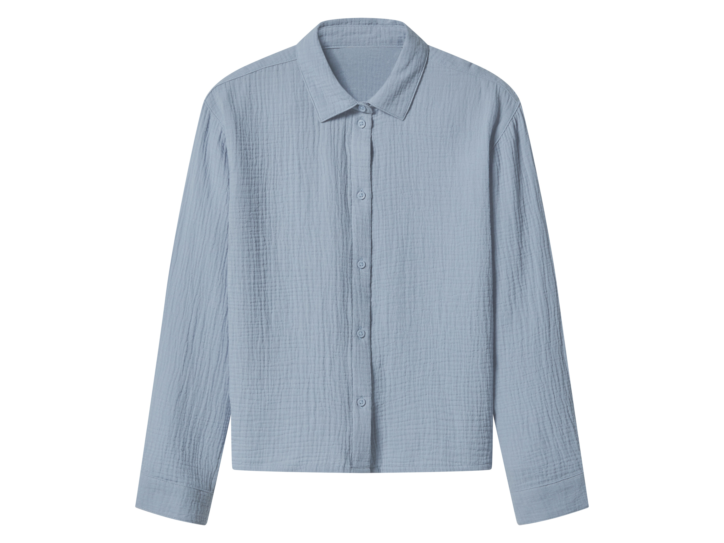 ESMARA KIDS Kinder Musselin Bluse (Blau, 134/140)