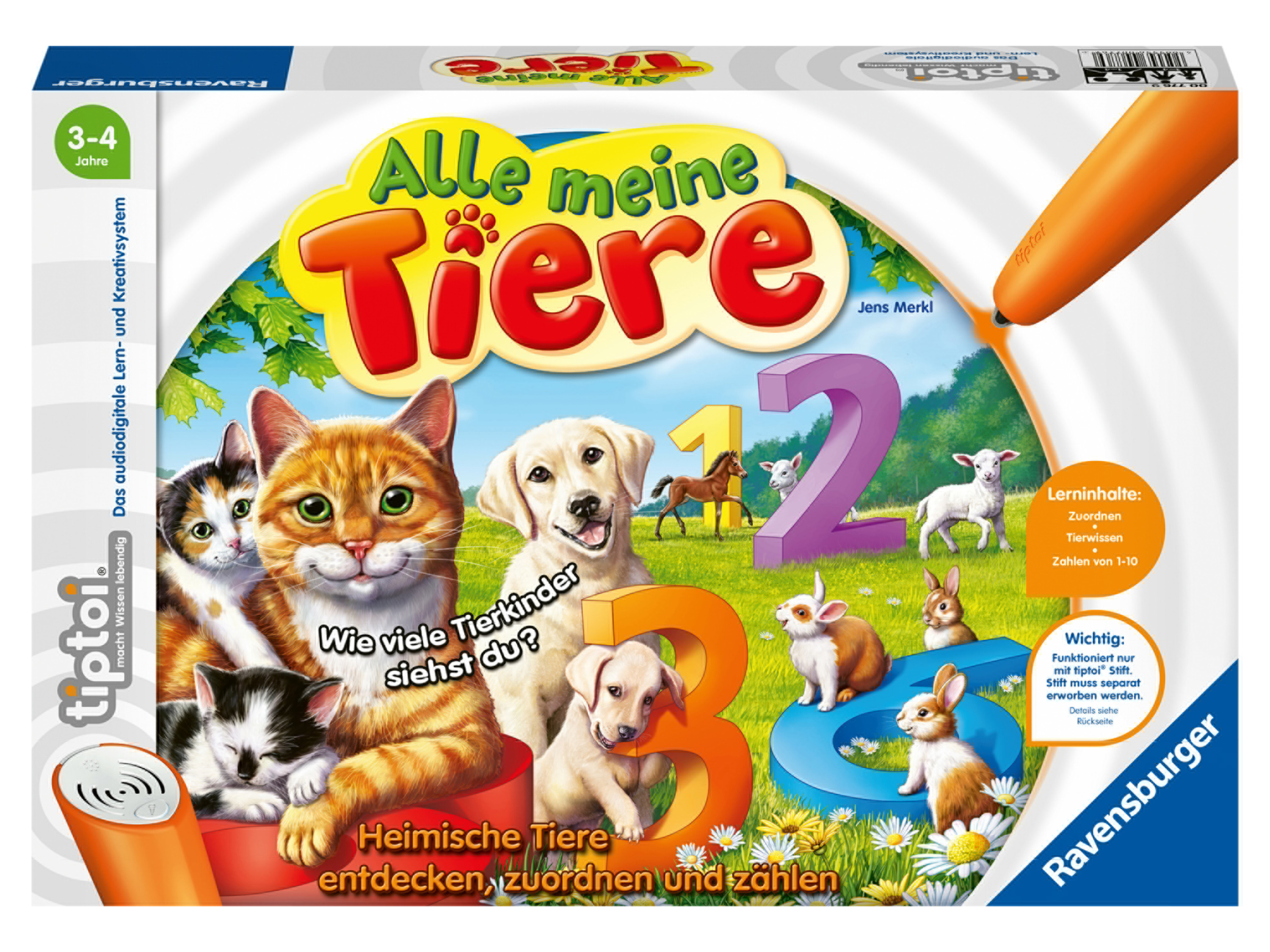 RAVENSBURGER tiptoi Spiele (776 Alle meine Tiere)""