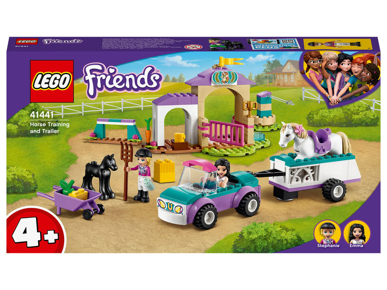 Gehe zu Vollbildansicht: LEGO® Friends 41441 »Trainingskoppel und Pferdeanhänger« - Bild 1